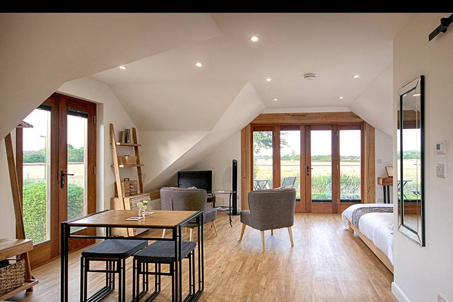 studio apartment above garage